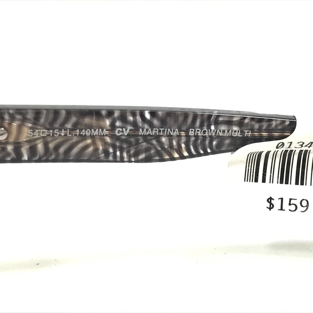 BCBGMAXAZRIA Eyeglasses Frames MARTINA BROWN MULTI Cat eye Full Rim 54-15-140